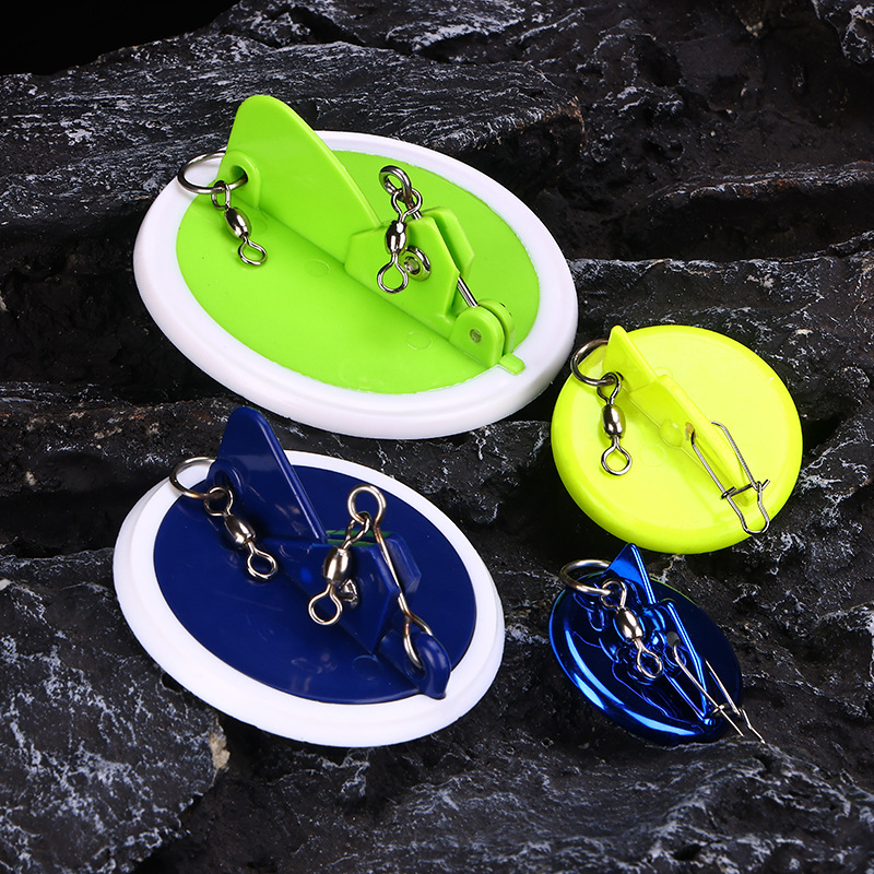 Fishing Line Winder - 海釣り用ABSプラスチックリギングパラベーン、トローリングダイビングボード、プレーナーボード、人工重量、ボートフィッシングツール、22g、37g、58g、155g