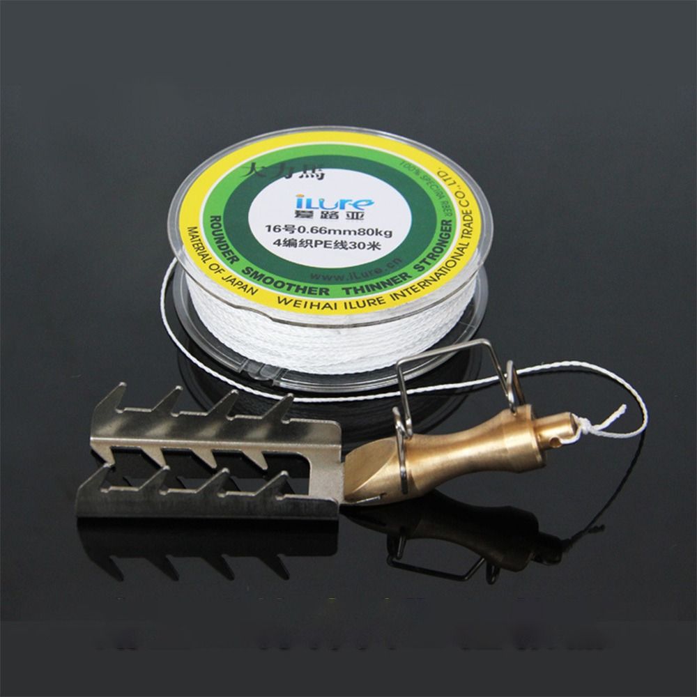 Fishing Line Winder - ステンレス鋼のハードベイト,固定魚ルアー,シーカーベイト,レトリバーベイトセーバー,釣りアクセサリー,ライン付き機器