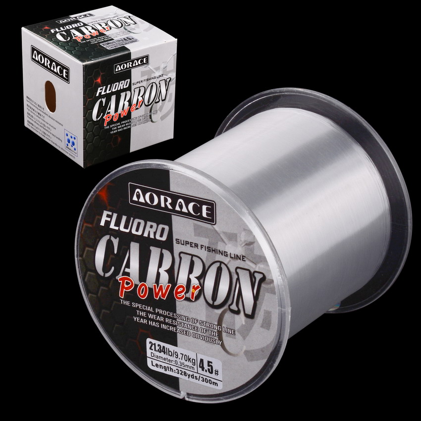 Fluorocarbon Line - Aorace 300 メートルフロロカーボン釣り糸日本輸入炭素繊維ナイロンライン 1-15 キロモノフィラメントシンキングライン海釣り