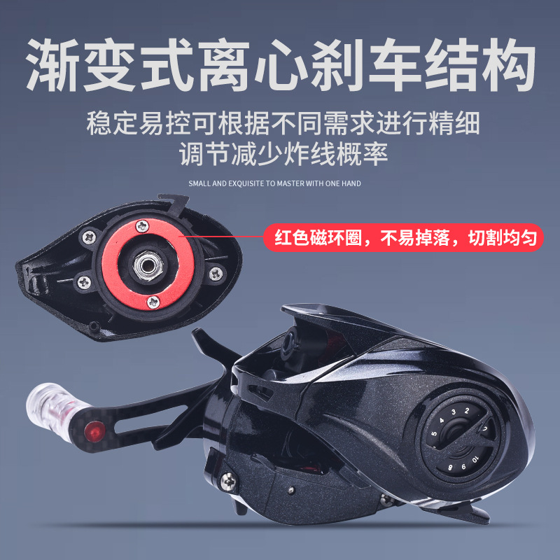 超軽量カーボンマイクロベイトキャスティングリール スムーズな - Ice Fishing Line のレビューと価格