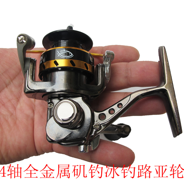 ミニオールメタルスピニングフィッシングリール ポータブルポケ - Ice Fishing Line のレビューと価格