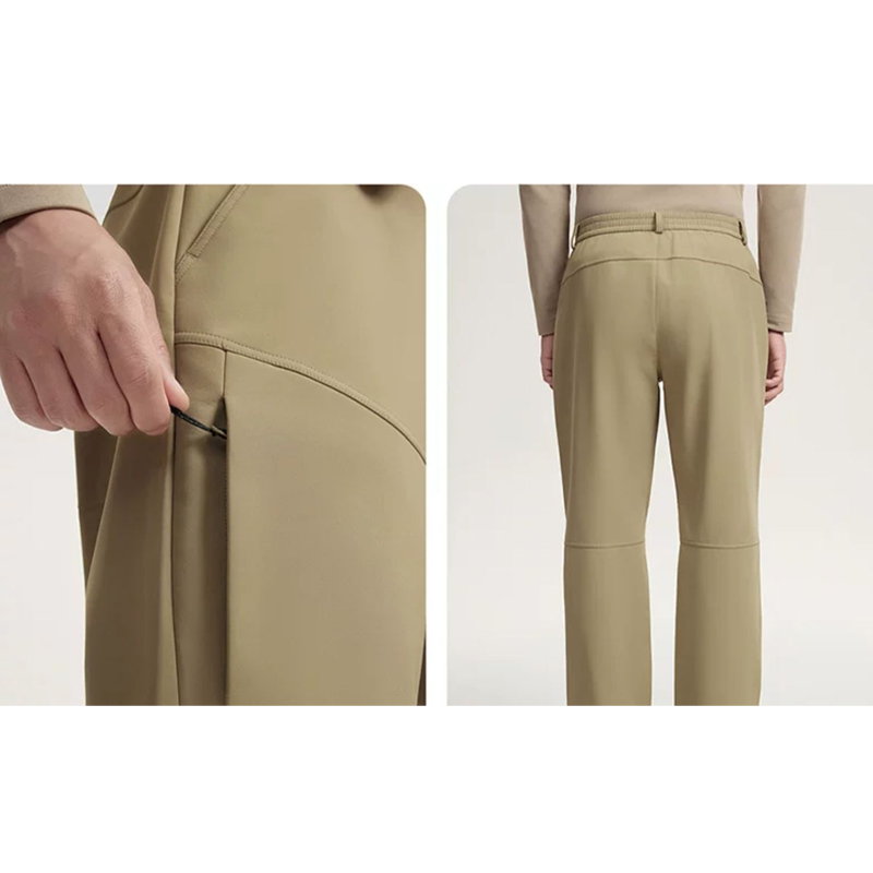 メンズソフトシェルパンツ – 防風、撥水、フリース裏地付きで - Fly Line のレビューと価格