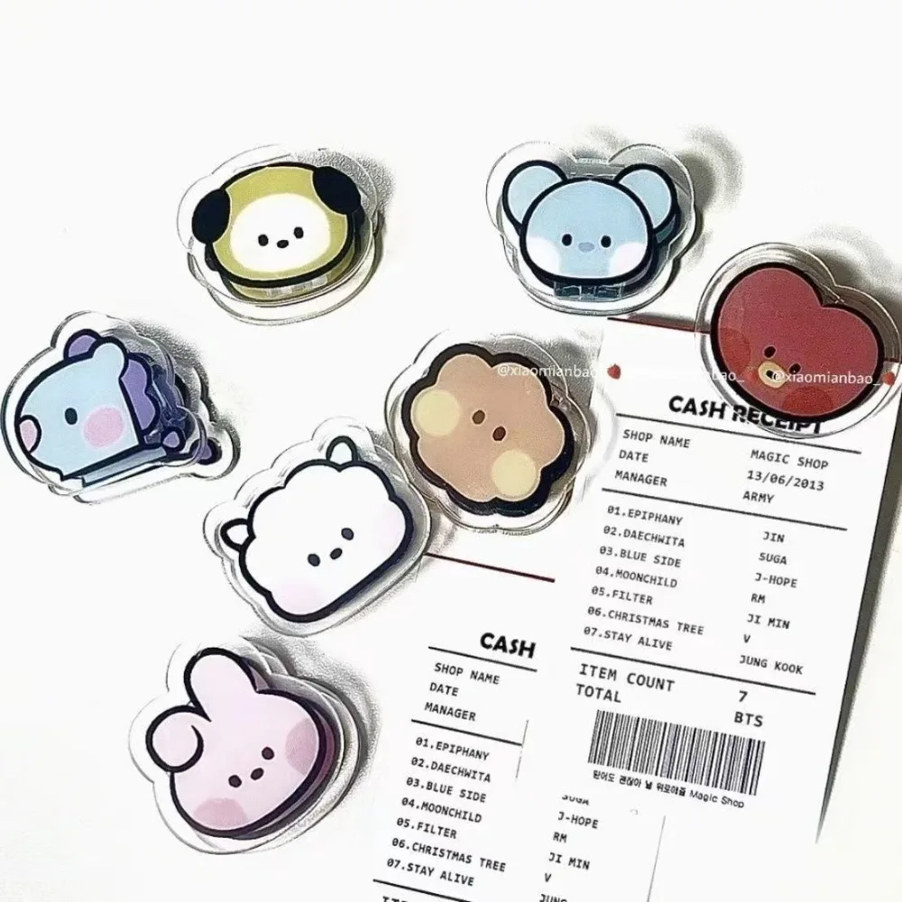 かわいい BT21 メモクリップアクリル収納ノート両面クリッ - Tippet Line のレビューと価格