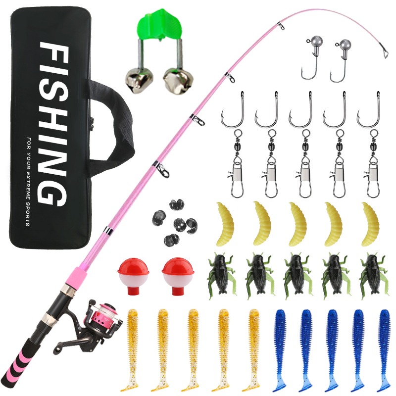 子供大人初心者向け釣り竿コンボセット 海水淡水キット スピニ - Freshwater Line のレビューと価格