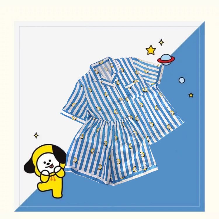 BT21 ユニセックスサマーセット半袖Tシャツ＆ショートパン - Tippet Line のレビューと価格