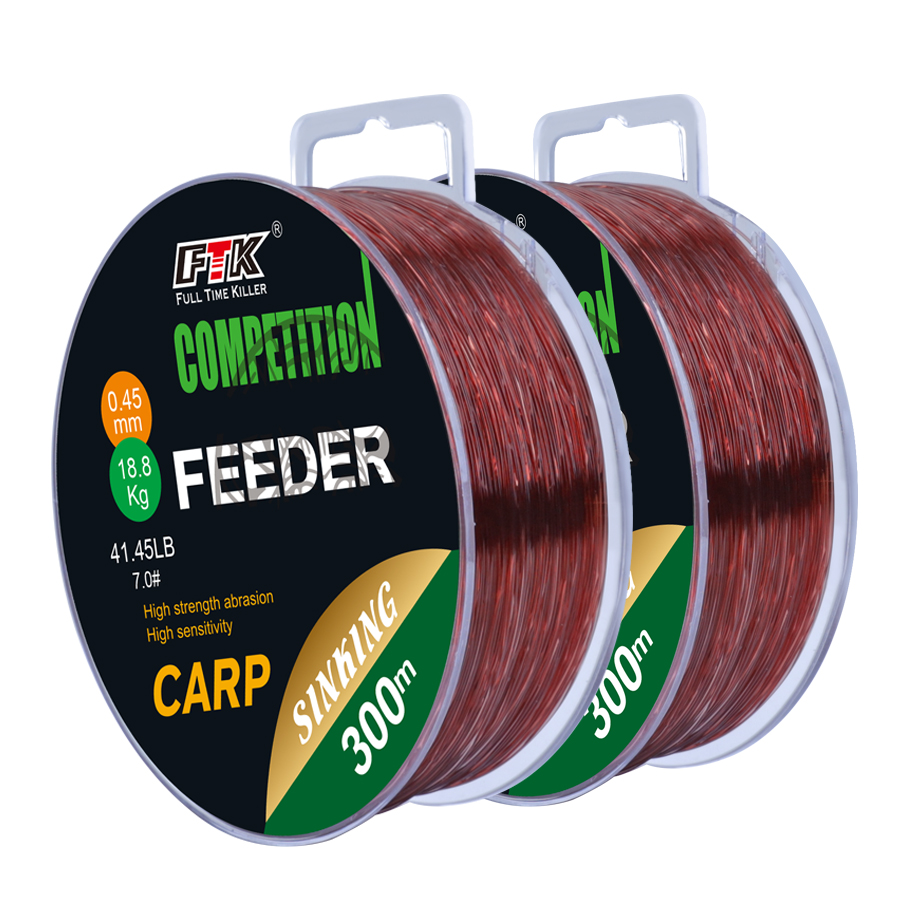 FTK 3D インビジブルカープフィッシングライン ナイロン - Fluorocarbon Line のレビューと価格