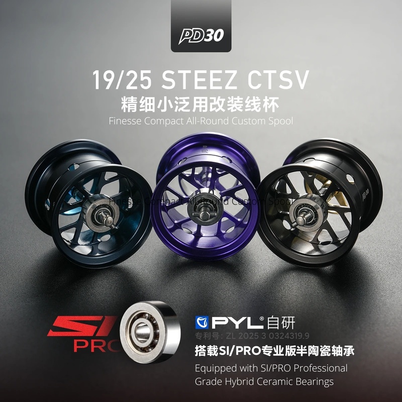 PYL PD30改造スプール ダイワ19/25 STEEZ  - Fluorocarbon Line のレビューと価格