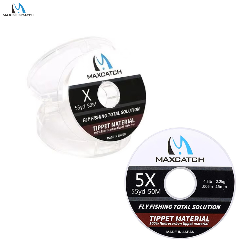 MAXCATCH 1PC/2PC フロロカーボンティペット  - Fluorocarbon Line のレビューと価格