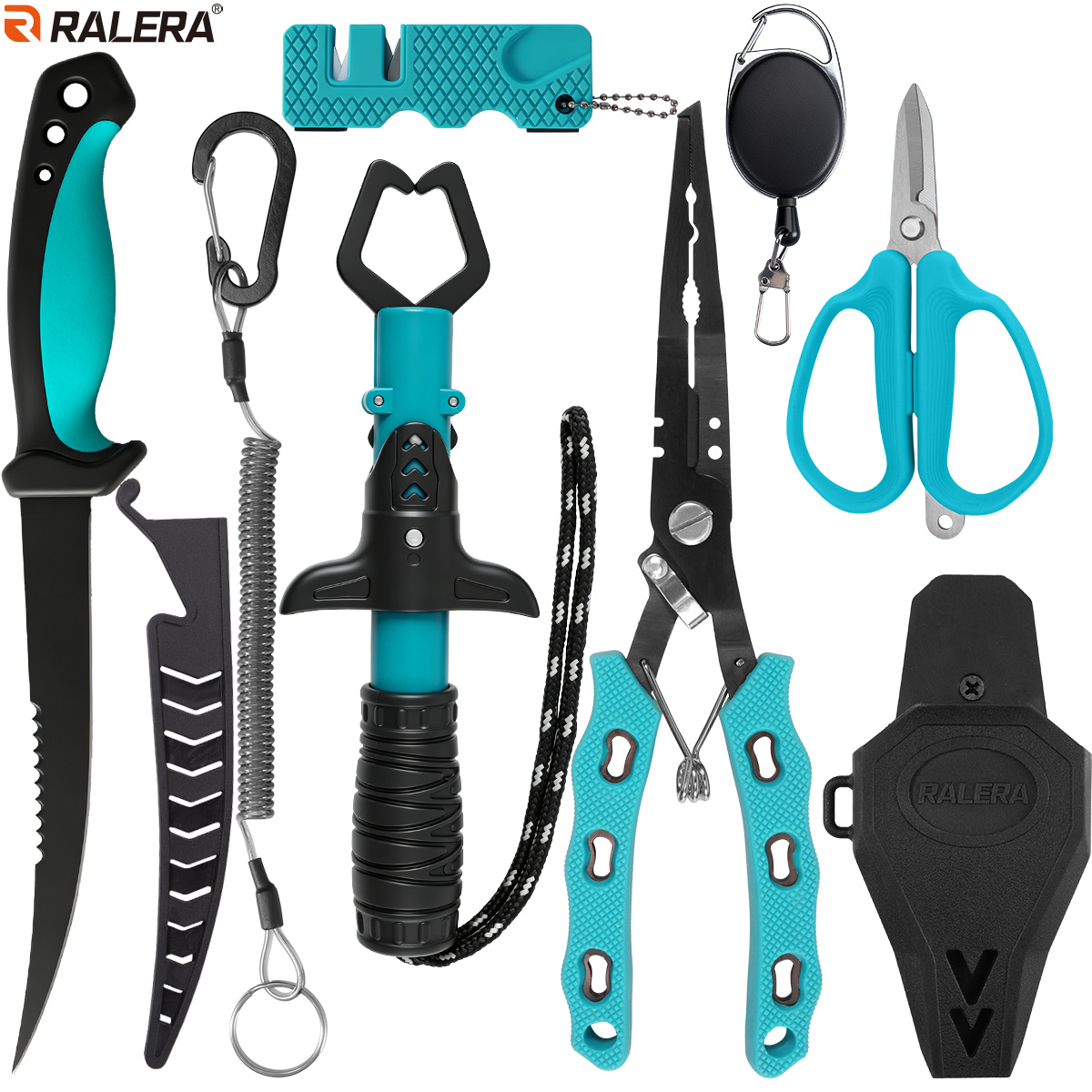 RALERA耐塩水釣り具キット：フィッシングプライヤー、フィ - Monofilament Line のレビューと価格